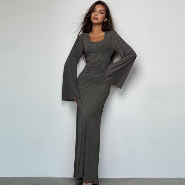 Elizabeth Maxi Dress - Grey