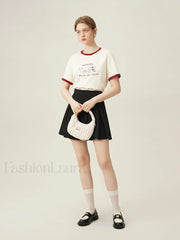 100% Cotton Inner Loose Spring T Shirt