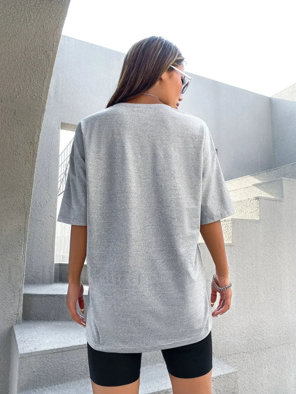 100% Cotton USA New York Letter Print T Shirt