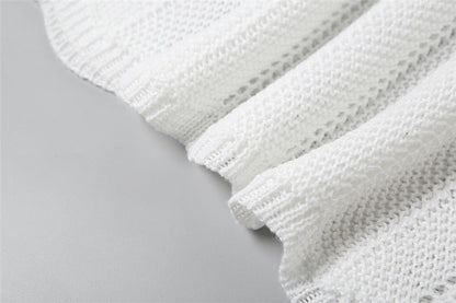 Luna Lace Dress - White