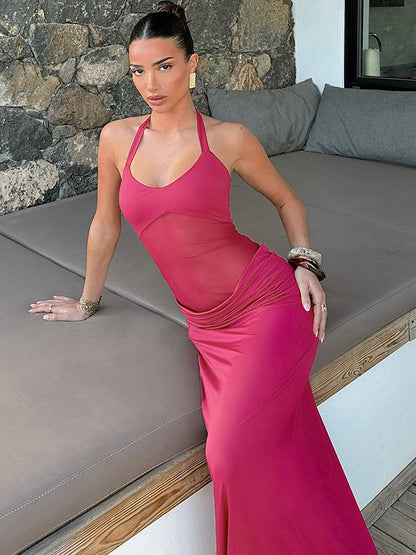 Elizabeth Maxi Dress - Rose Red