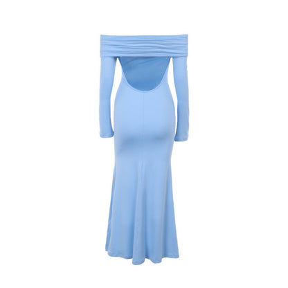 Vision Bodycon Dress-Blue