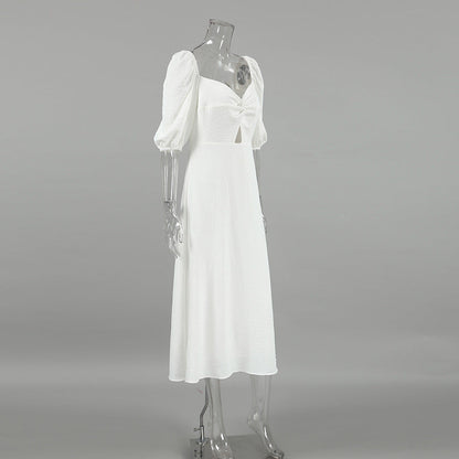 Fae Off Shoulder Dress - White