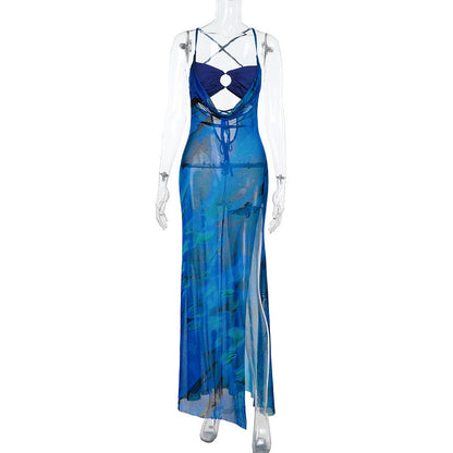 Dempsey Maxi Dress - Blue