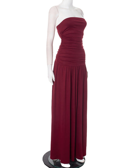 Becky Maxi Dress - Maroon