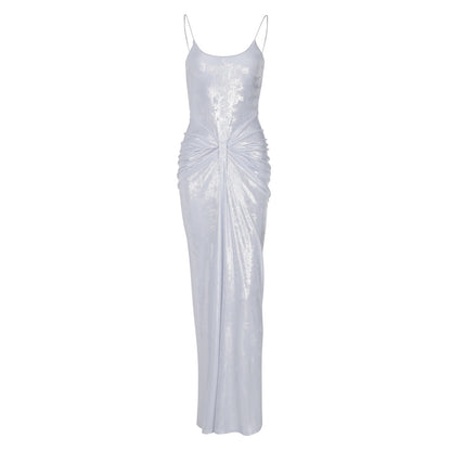 Vinson Maxi Dress - Silver
