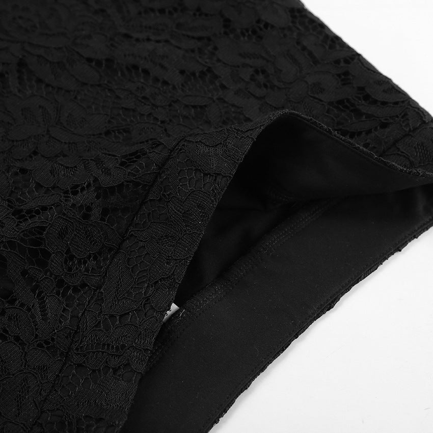 Scorpio Lace Skirt - Black