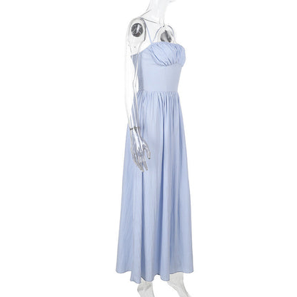 Alina Maxi Dress - Light Blue