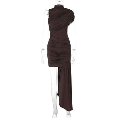 Gema Mini Dress - Brown
