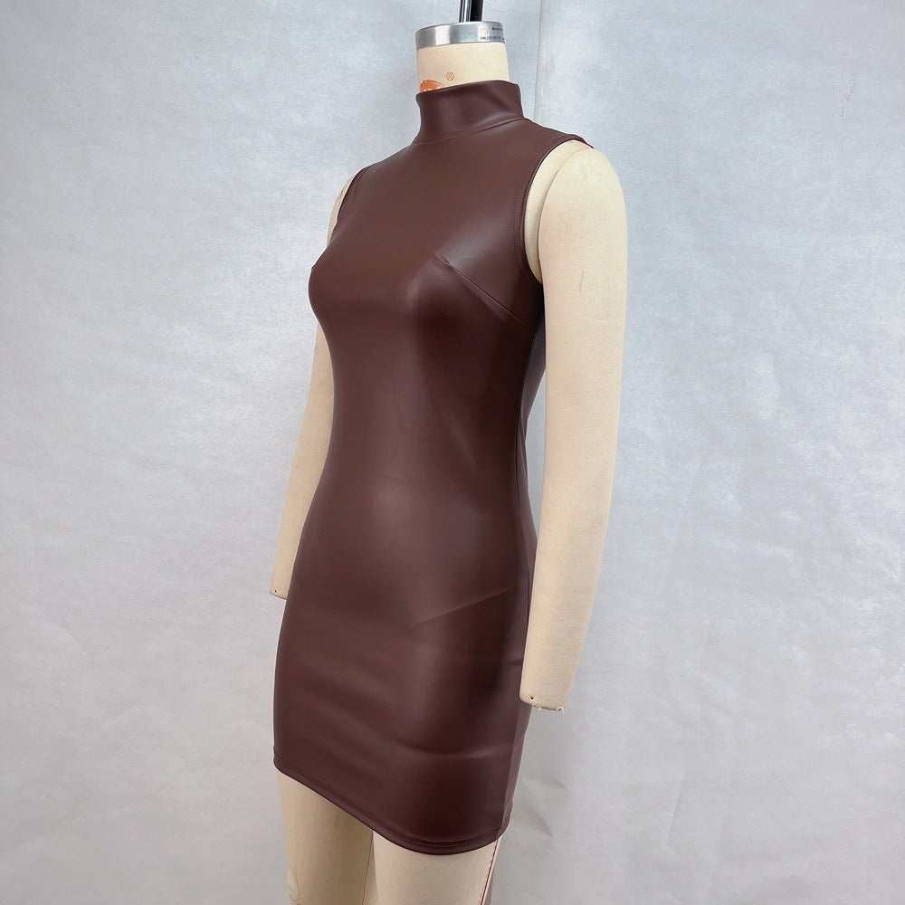 Bilbury Mini Dress - Brown