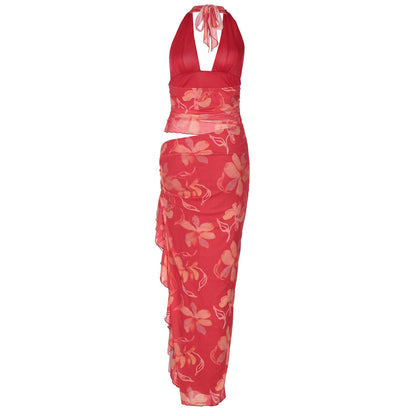 Rebus Maxi Dress - Red