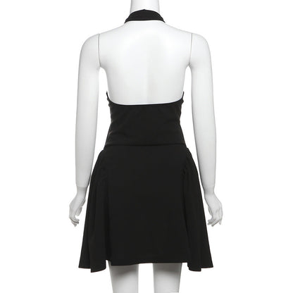 Laos Little Black Dress - Black