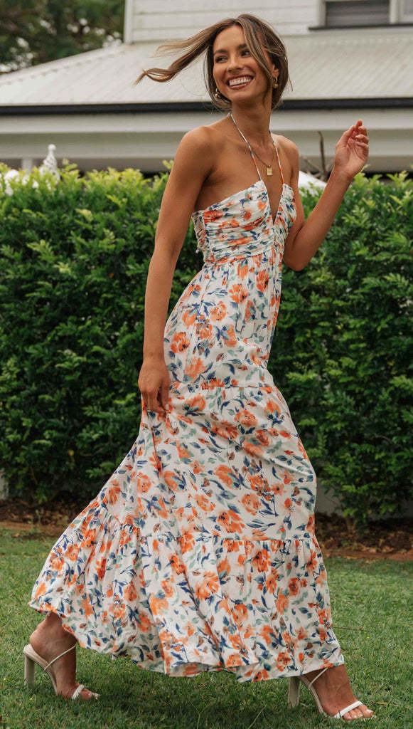 River Maxi Dress - Orange