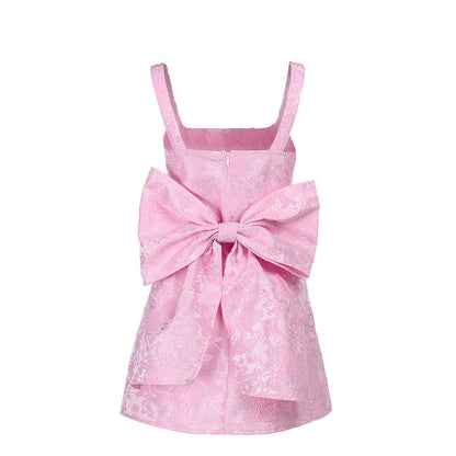 Moriyon Mini Dress-Pink