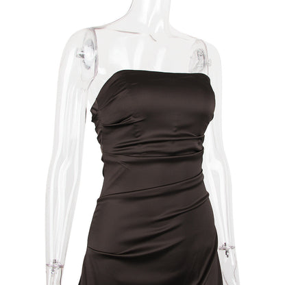 Cassio Mini Dress - Brown