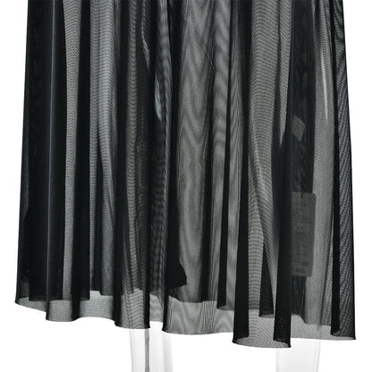 Soprano One-Shoulder Dress - Black