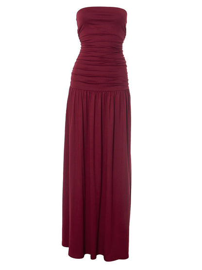 Becky Maxi Dress - Maroon