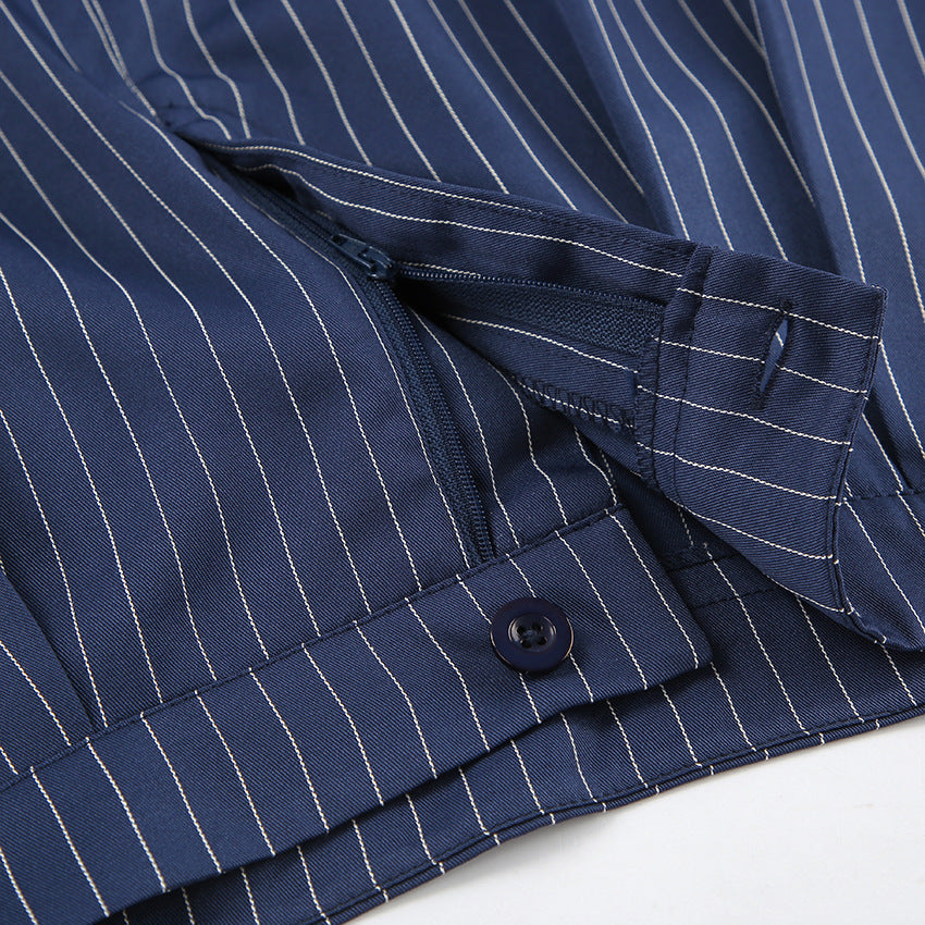 Stripe Life Pants - Blue