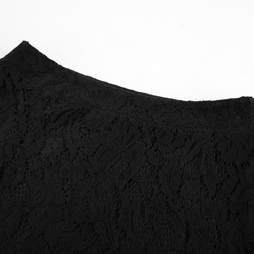 Scorpio Lace Skirt - Black