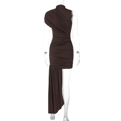 Gema Mini Dress - Brown
