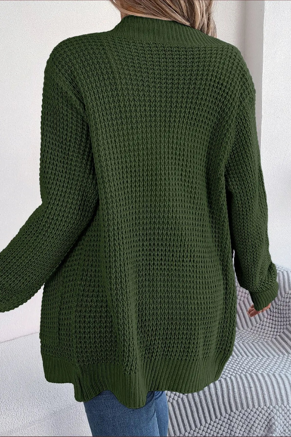 Loose Knit Pocket Cardigan
