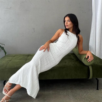 Blair Midi Dress - White