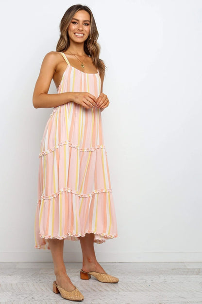 Copeland Smocked Tiered Tassel Maxi Dress - FINAL SALE