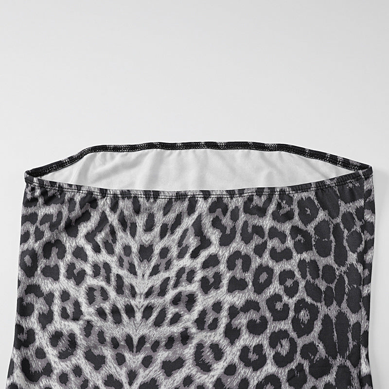 Severus Slit Dress - Brown