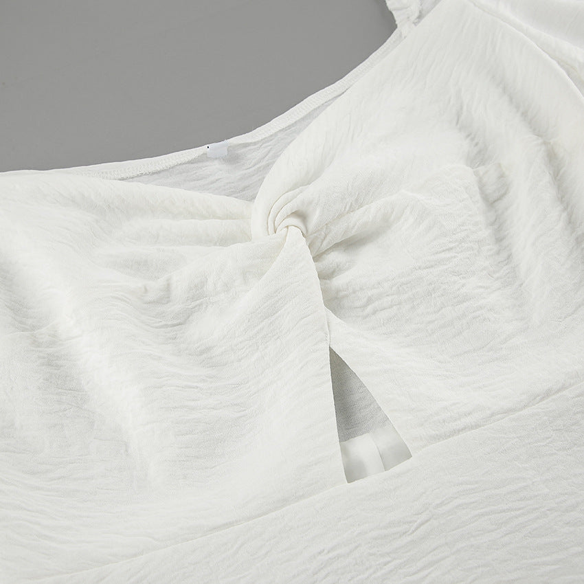 Fae Off Shoulder Dress - White