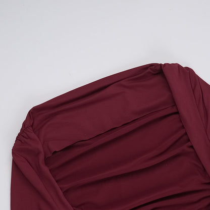 Mulberry Maxi Dress - Maroon