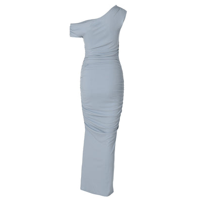 Mystical Off Shoulder Dress - Grey