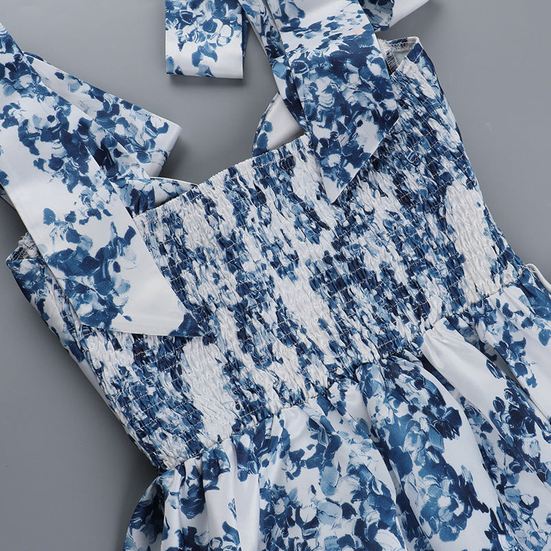 Sicily Mini Dress-Blue