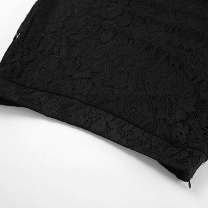 Scorpio Lace Skirt - Black