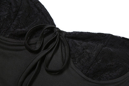 Praush Bodycon Dress - Black