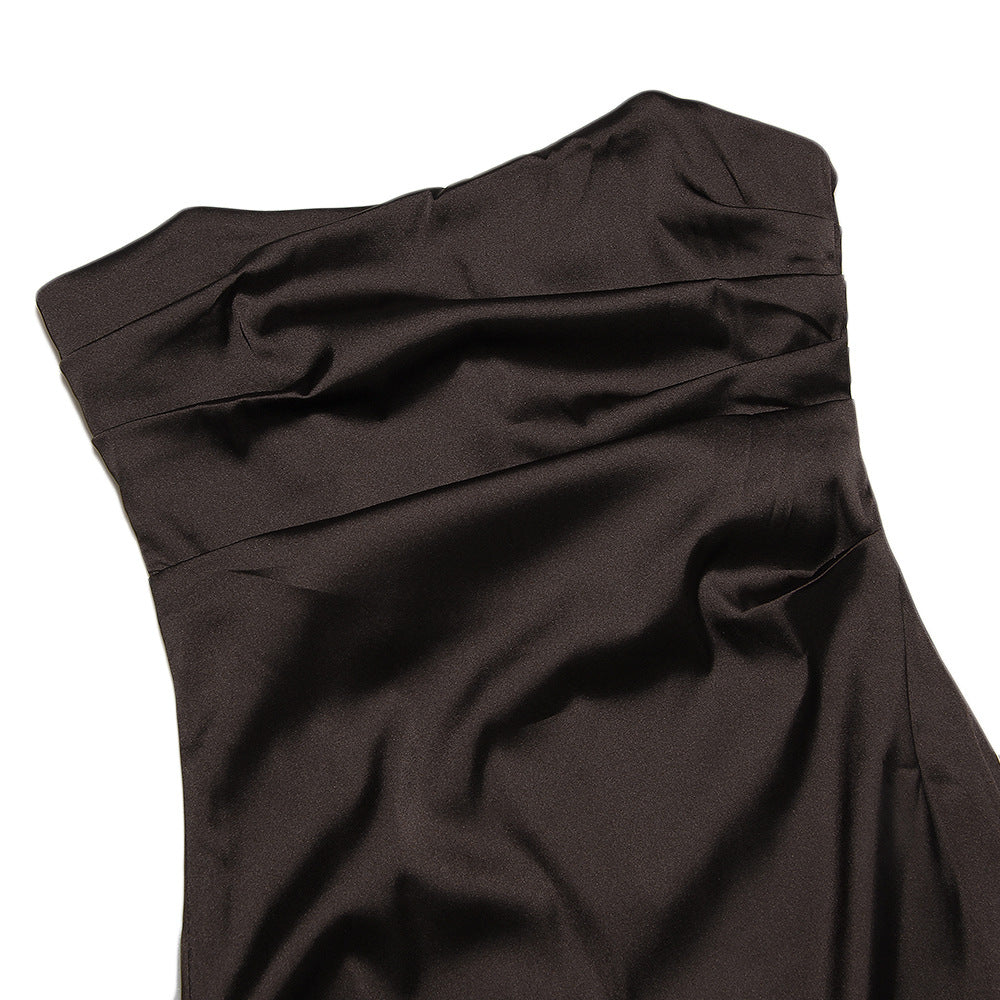 Cassio Mini Dress - Brown