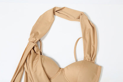 Elnora Maxi Dress - Khaki