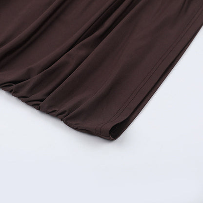 Castro Mini Dress - Brown