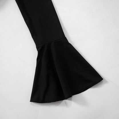 Ruffle Charm 2.0 Mini Dress - Black