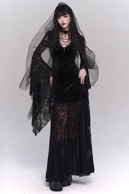 Dark Gothic Halloween Dress