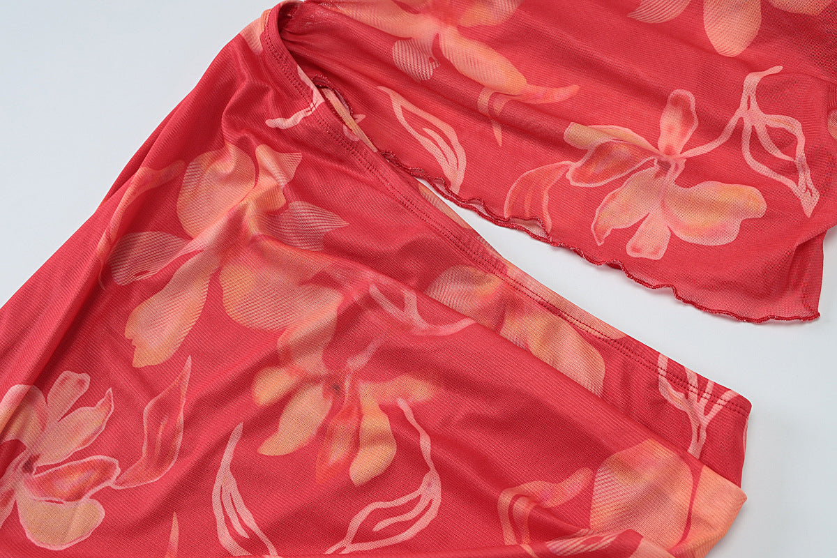 Rebus Maxi Dress - Red