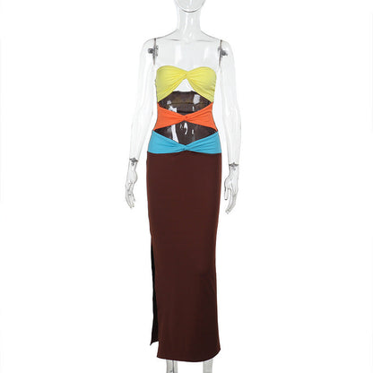 Jonjo Maxi Dress - Brown