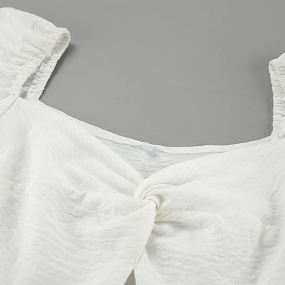 Fae Off Shoulder Dress - White