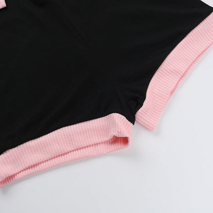 Sylvia Romper - Black