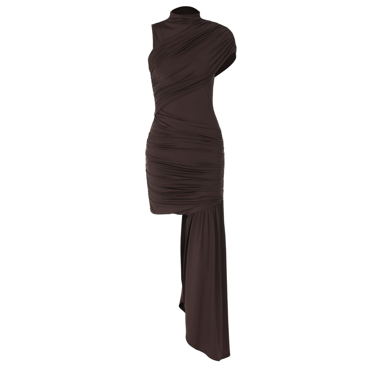 Gema Mini Dress - Brown