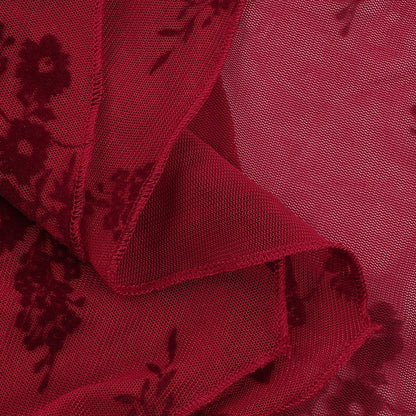 Beverly Mini Dress-Maroon