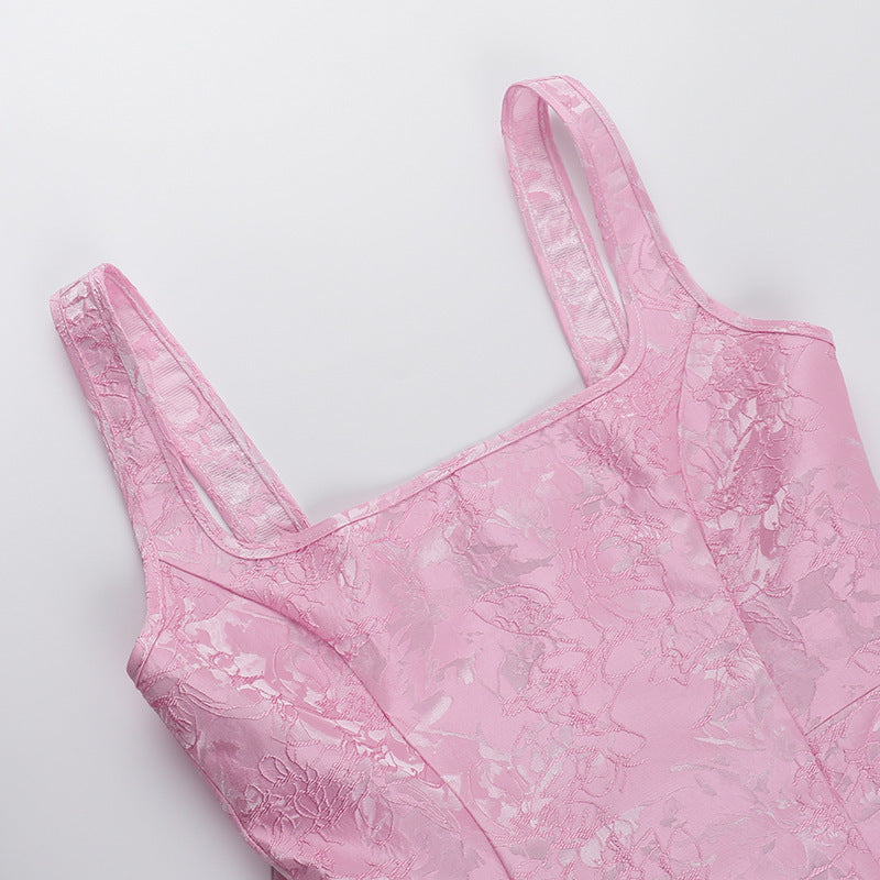 Moriyon Mini Dress-Pink