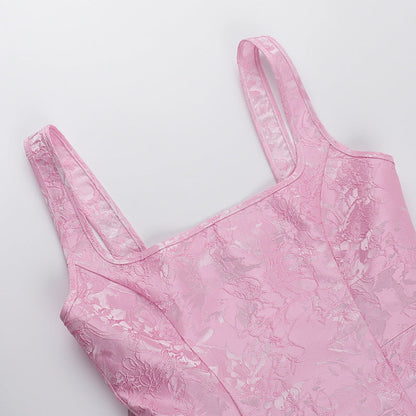 Moriyon Mini Dress-Pink