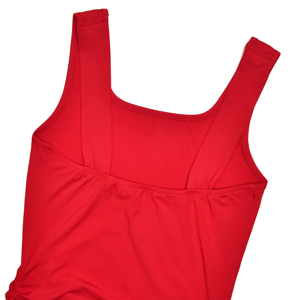 Deardorff Midi Dress - Red