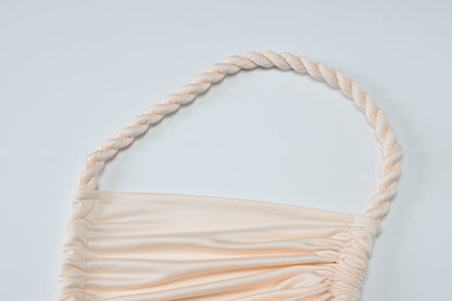 Delia Asymmetrical Dress - Beige