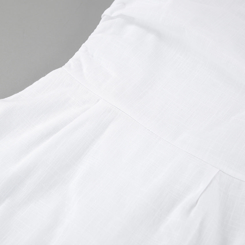 Greece Babe Mini Dress - White